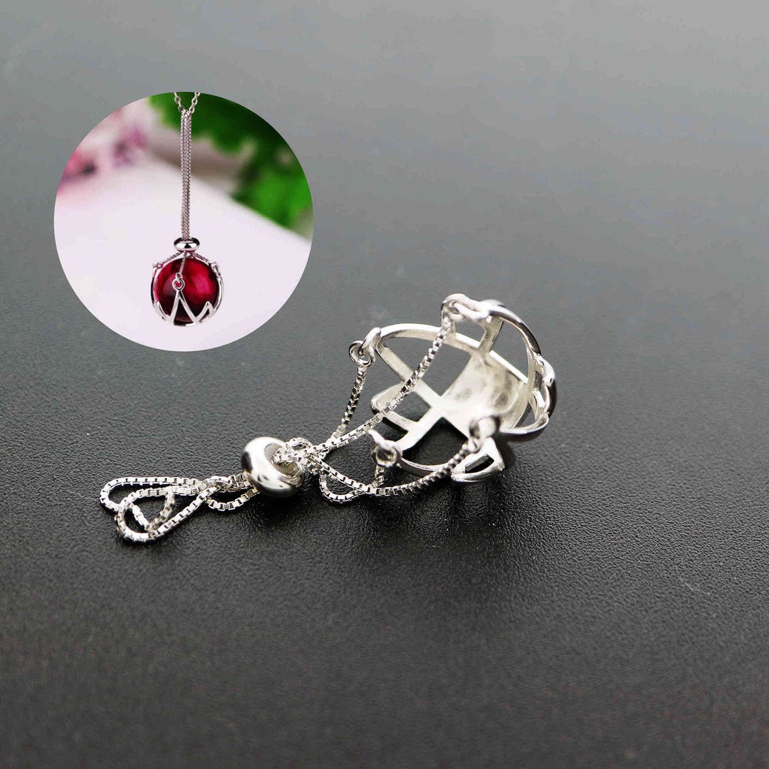 1pcs 13-15MM Beads Basket Settings Solid 925 Sterling Silver - Etsy