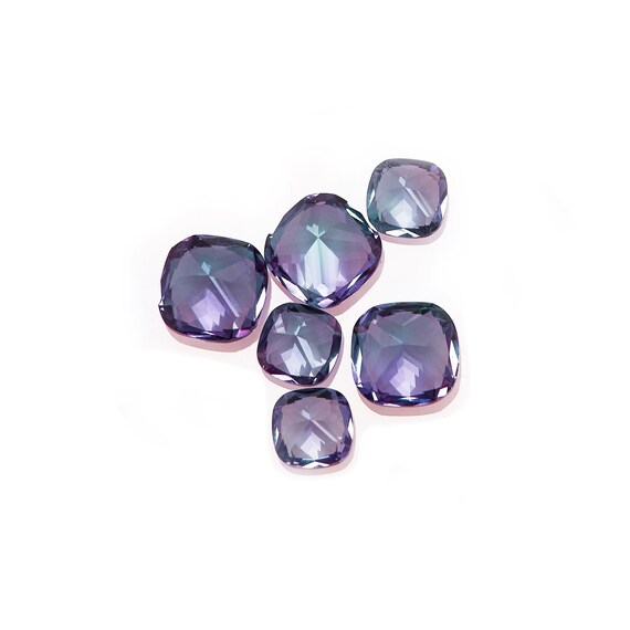 Alexandrite Naturelle 6 Ct – Coussin Changeant De Couleur – Pierre Précieuse D'exception
