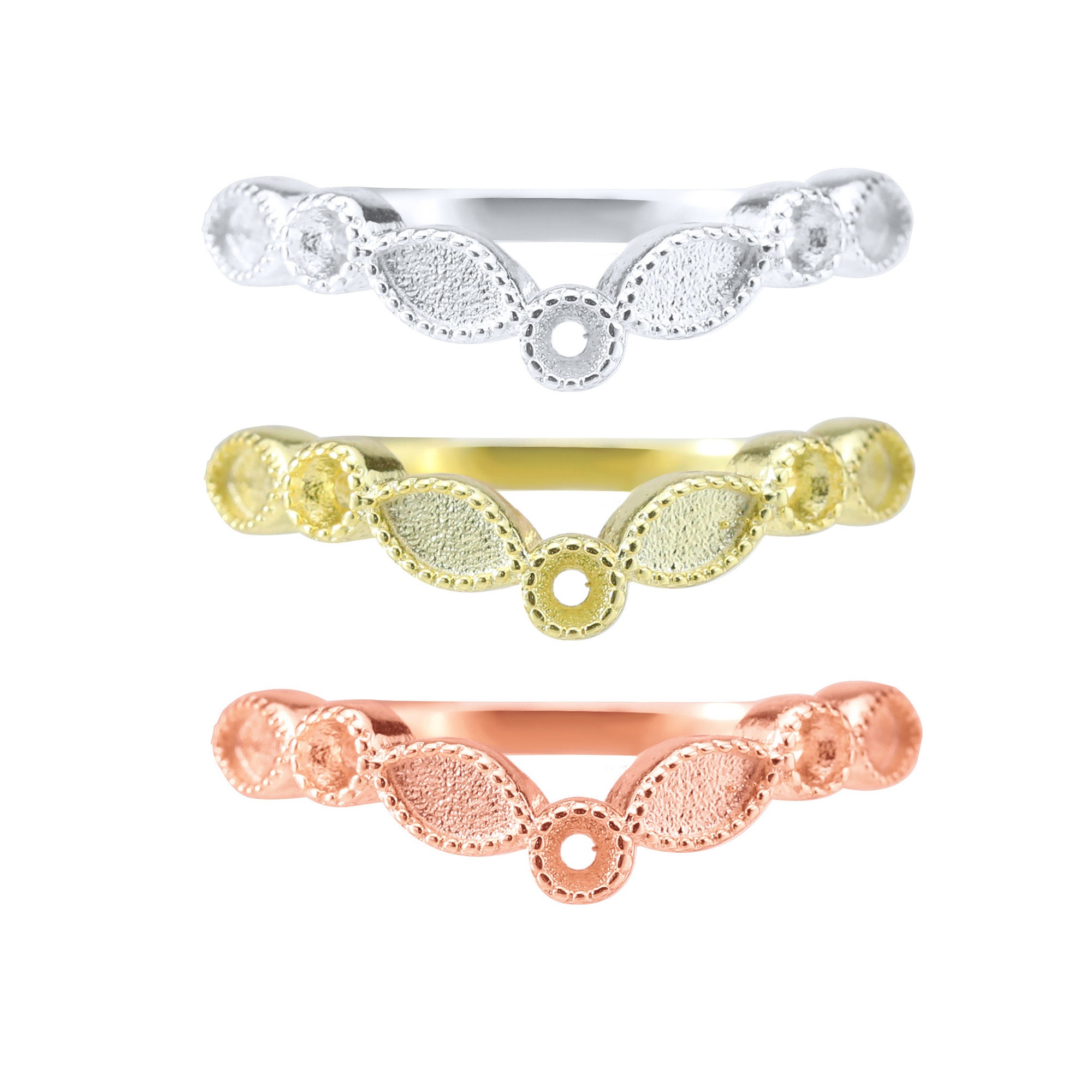 Keepsake Breast Milk Resin Ring Settings Art Deco Solid 925 Etsy