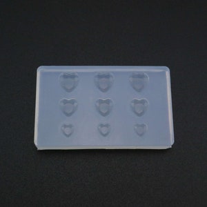 Facted Heart Breast Milk Cabochon Silicone Mold Epoxy Resin Keepsake DIY Jewelry Making Supplies 1507042