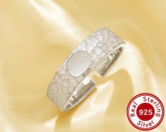Oval adjustable ring bezel settings in solid 925 sterling silver