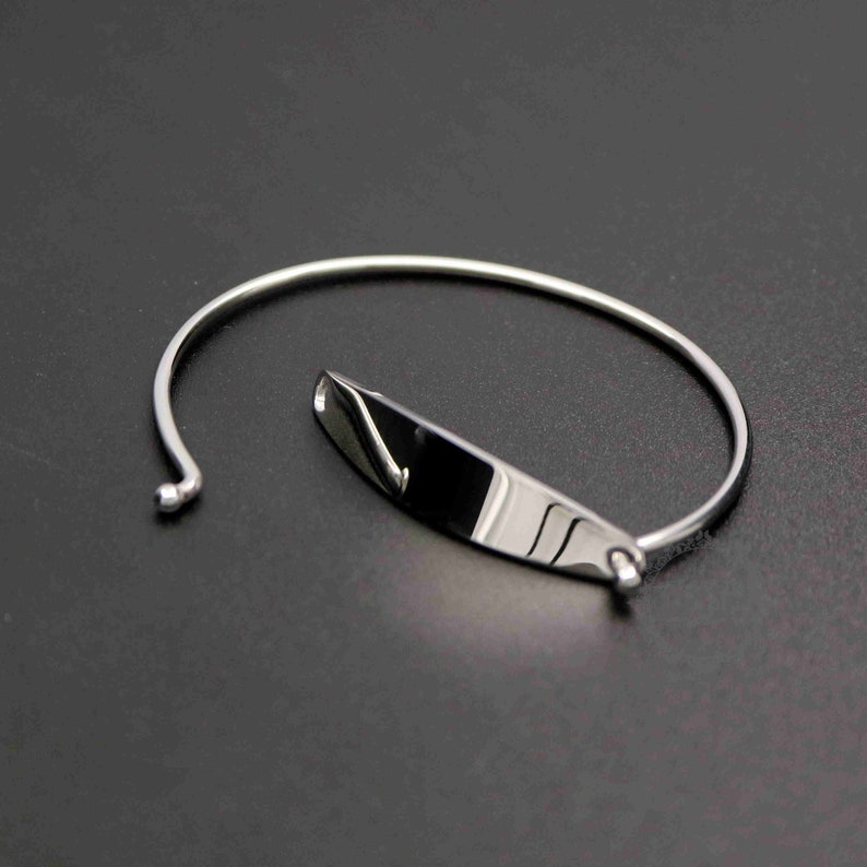 9x44MM Bar 2MM Thick Stainless Steel Blank Bangle Bracelet Cuff for Engraving DIY Supplies 1900195