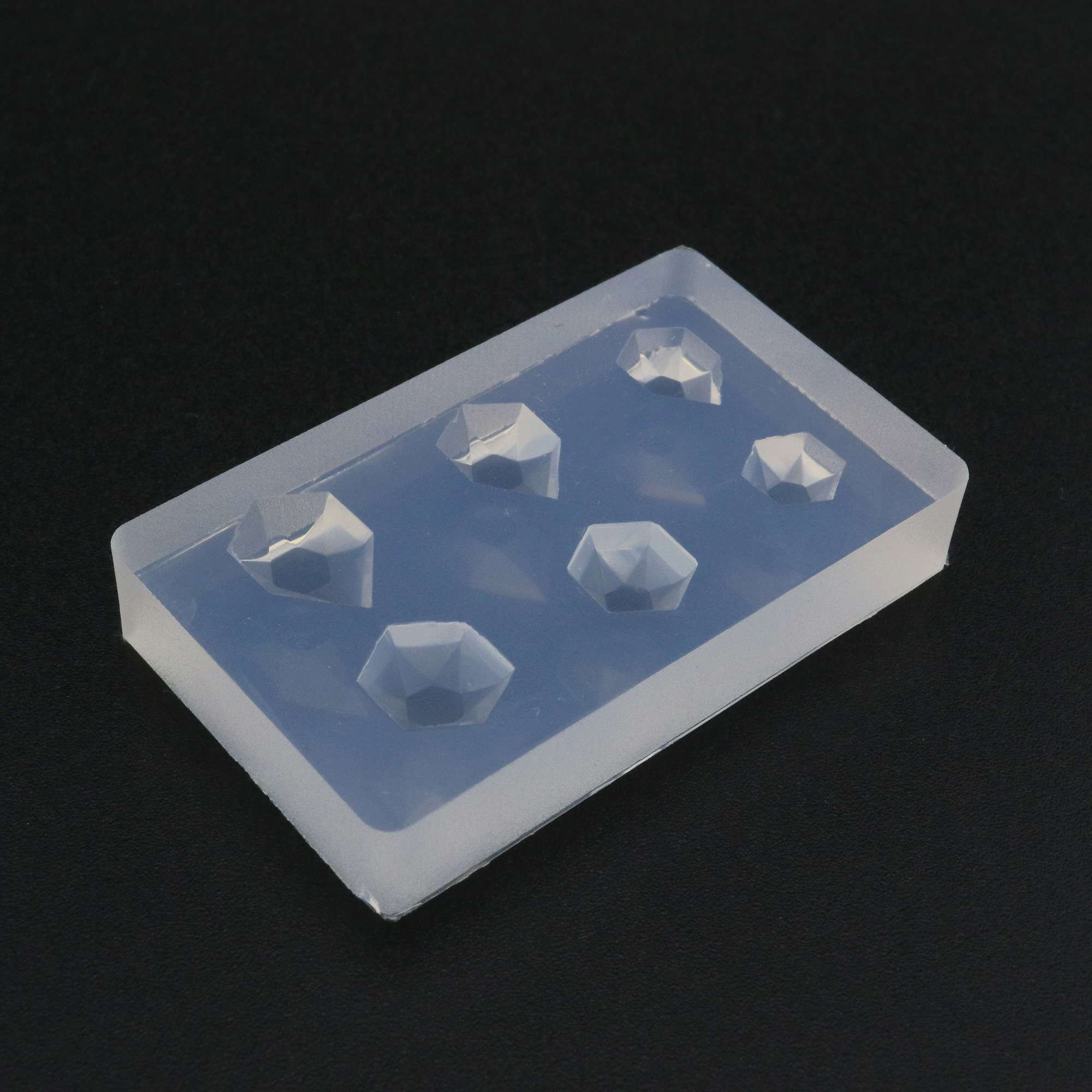 Facted Hexagon Breast Milk Cabochon Silicone Mold Epoxy Resin Etsy UK