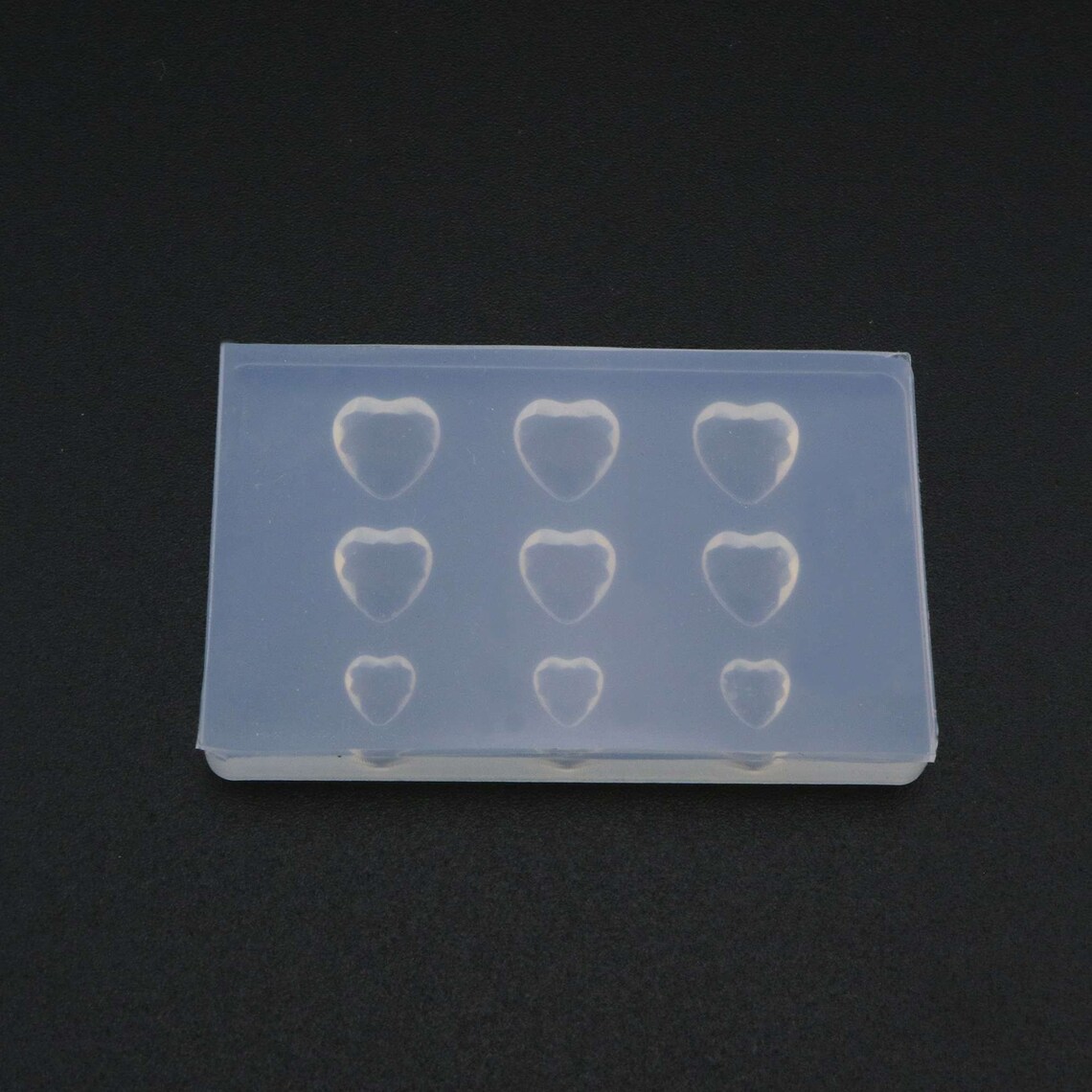 Facted Heart Breast Milk Cabochon Silicone Mold Epoxy Resin Etsy
