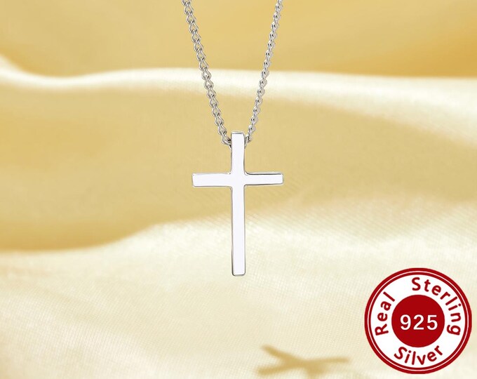 Thin Cross Necklace main image 1