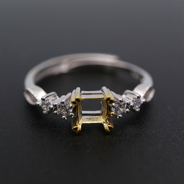 Ring Settings Without Stone Etsy