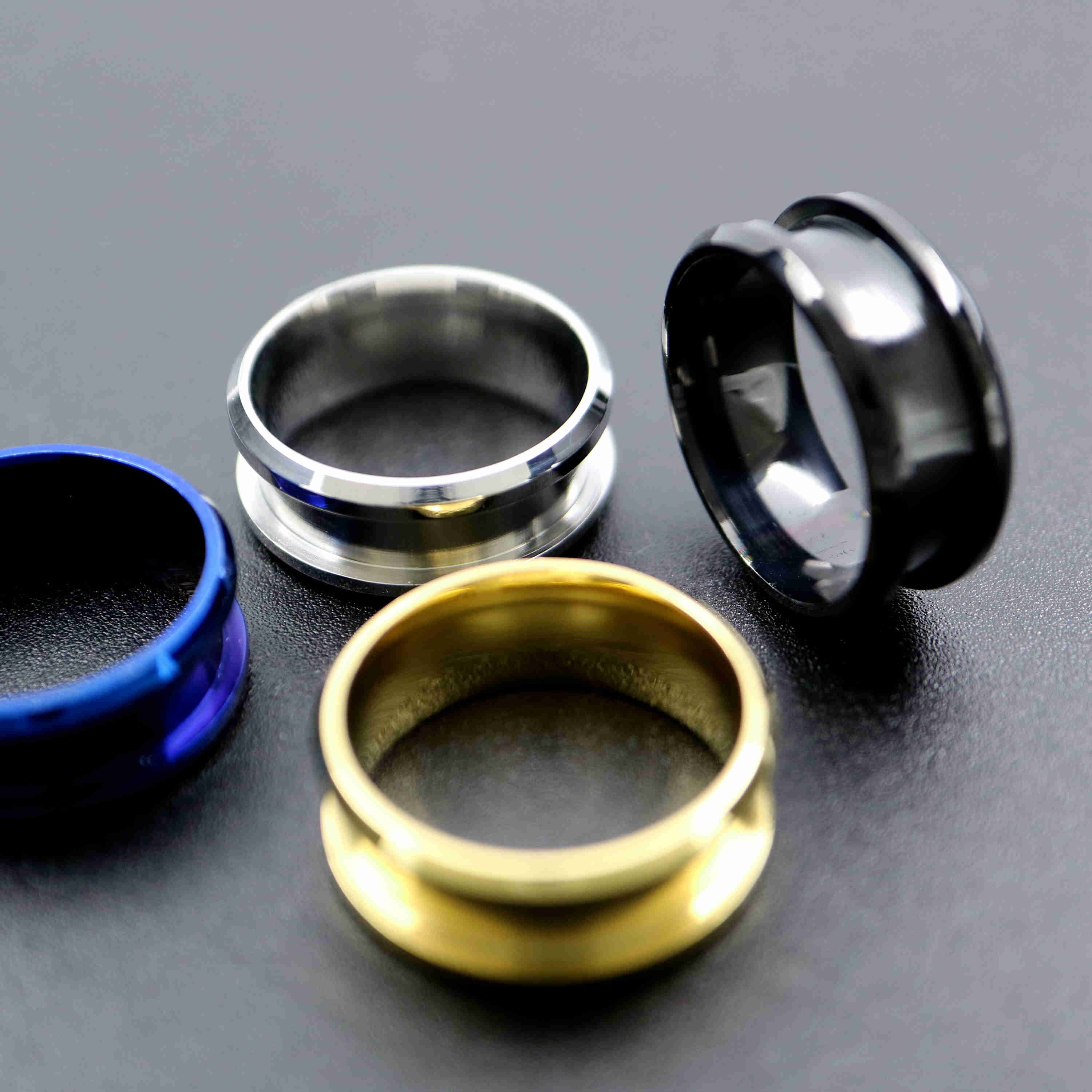 1pcs Mens' Resin Ashes Ring Settings Channel Bezel Depth Etsy