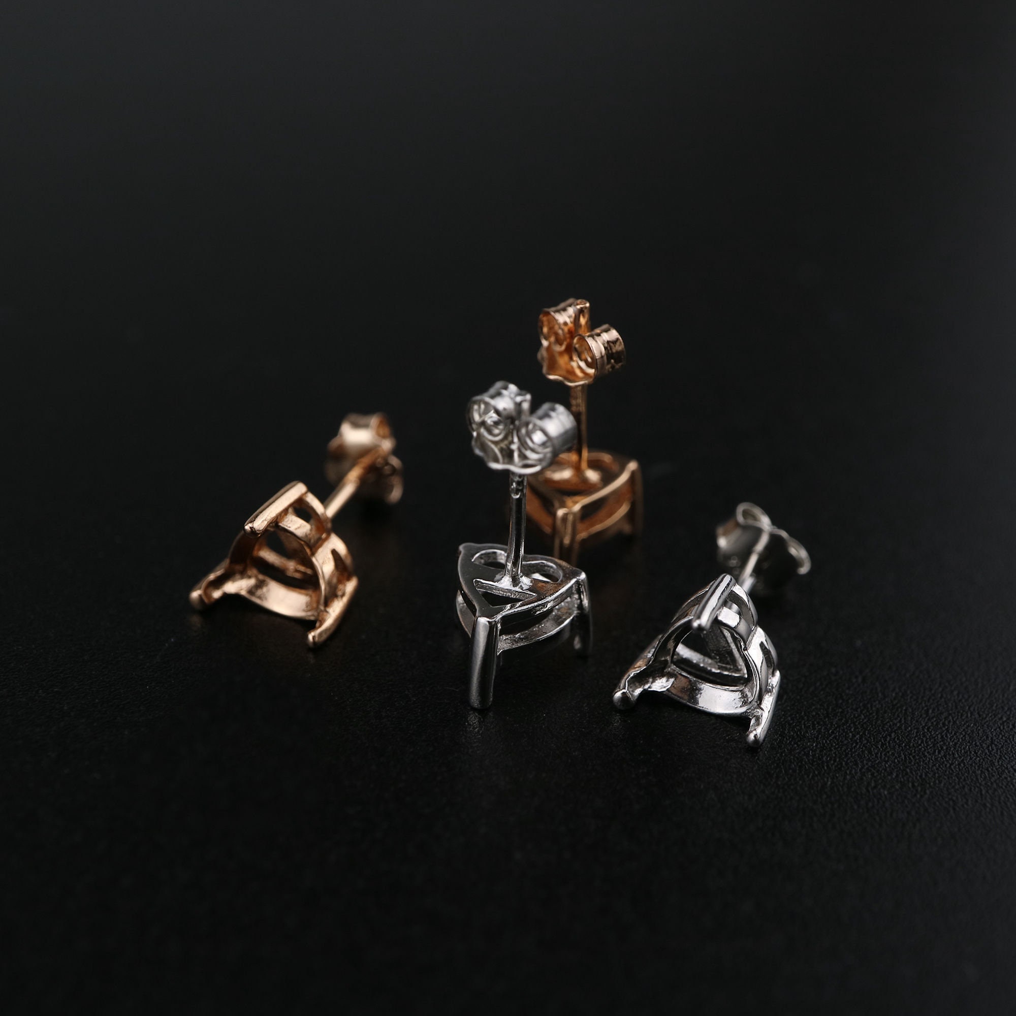 SILBERMOOS Kleeblatt-Creolen Aus 925 Sterling Silber, Vergoldet – Eleganter Ohrring Für Jeden Tag