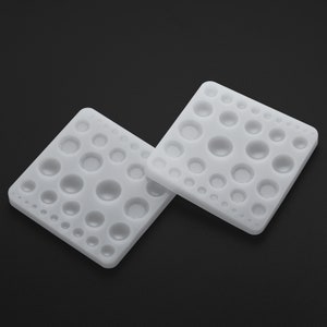 Breast Milk Faceted Cabochon Silicone Mold Round Epoxy Resin Keepsake DIY Jewelry Making Supplies 1507050