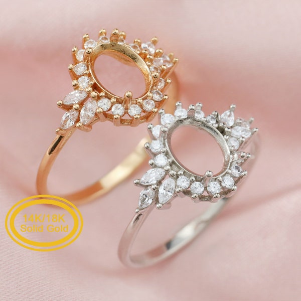 Prong Ring Blanks Etsy