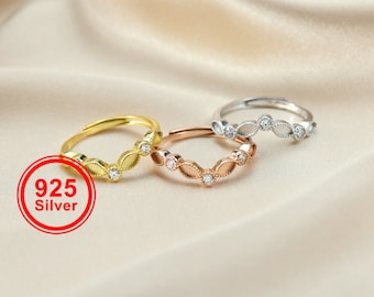 Andenken Brustmilch Harz Ring Einstellungen Massiv 925 Sterling Silber Rose Gold 2x4MM Marquise Lünette 2mm CZ Stein Stapelbar Ring Lünette 1294250