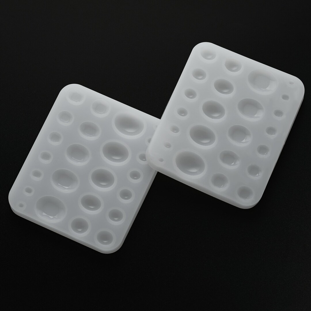 Breast Milk Faceted Cabochon Silicone Mold Oval Epoxy Resin Keepsake