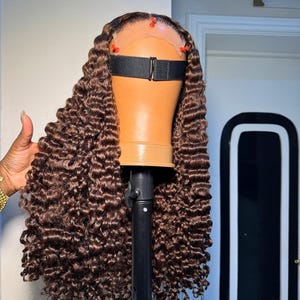24 "Super Double Drawn Chestnut Pixie Locken Perücke | 100% Echthaar, 5x5 Swiss Lace Closure