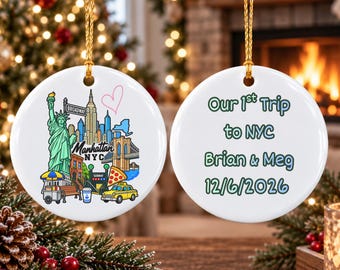 New York City Ornaments | Custom Christmas Ornament NYC