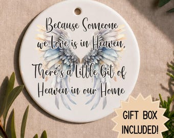 Memorial Christmas Ornament | Angel Wing Ornaments