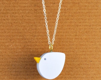 Perspex Blue Bird Necklace handmade by I Am Acrylic