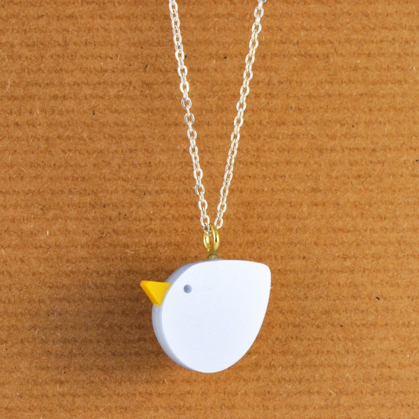 Perspex Blue Bird Necklace handmade by I Am Acrylic