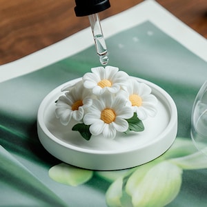 Keramik Blumen ätherisches Öl Aroma Diffuser Geschenk | Home Decor Aromatherapie Akzent |  Hochzeit Gunsten