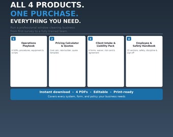 Window Cleaning Bundle, Window Clean Business Kit, Window Cleaner Templates, Window Cleaning Forms, Window Cleaner Guide
