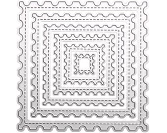 postage stamp frame etsy