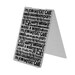 Birthday Words Plastic Embossing Folder