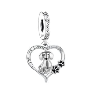 Pandora Bracelet Pandora Dachshund Silver Charm Dachshund Dog