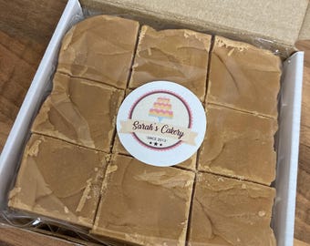 Traditional fudge homemade creamy crumbly melt in the mouth fudge (200g)