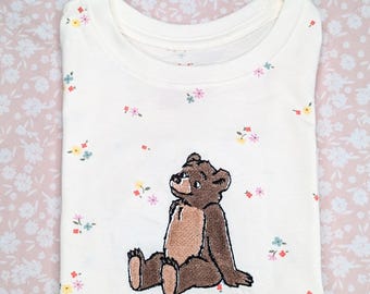 Little Bear Shirt, Cute Animal shirt, Cute kids shirt for daughter, Shirt for Toddler, Spring shirt for toddlers,Cute shirt for Son Birthday
