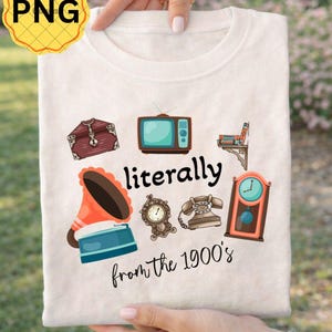 Vintage Antique Objects PNG: Literally from the 1900's png Nostalgic Collectibles Old Time Icons (Digital Download)