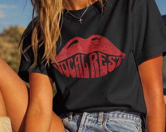 Vocal Rest Tee, Singer Voice Care Shirt, Musical Theatre Actor Gift