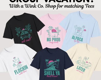 Shell Ya Beach Bound Shirt, Girls Trip, Retro Summer Surfing Shirt, Family Vacation Getaway