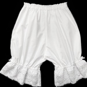 Extra Long White Lace Lolita Bloomers for Women Victorian - Etsy
