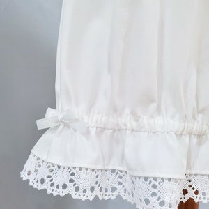 Lolita Bloomers for Women, White Cotton Lace Shorts, The Classic image 6