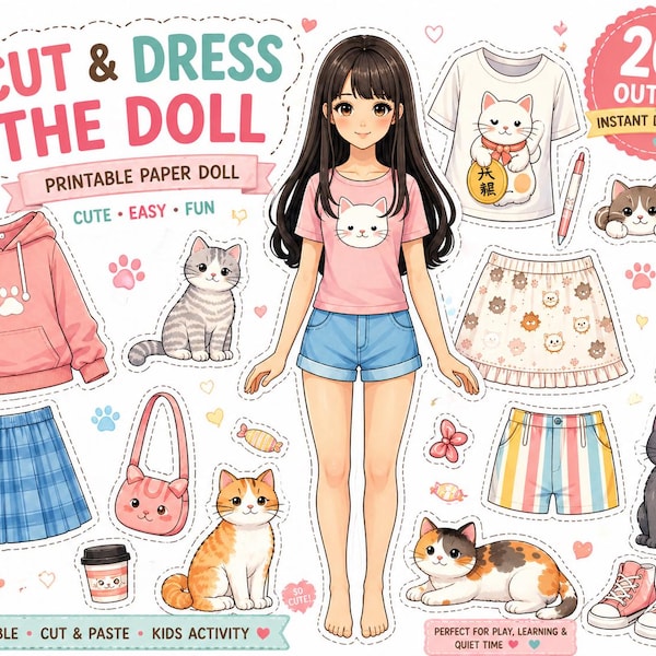 20 Páginas - Recortes para Meninas