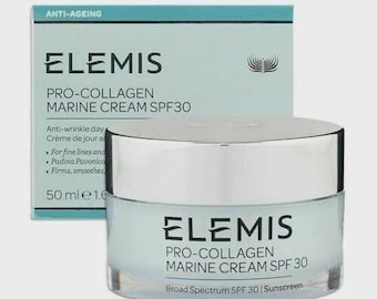 Elemis Pro-Collagen Marine Cream SPF 30 | Anti-Aging Moisturizer, Hydrating Sunscreen