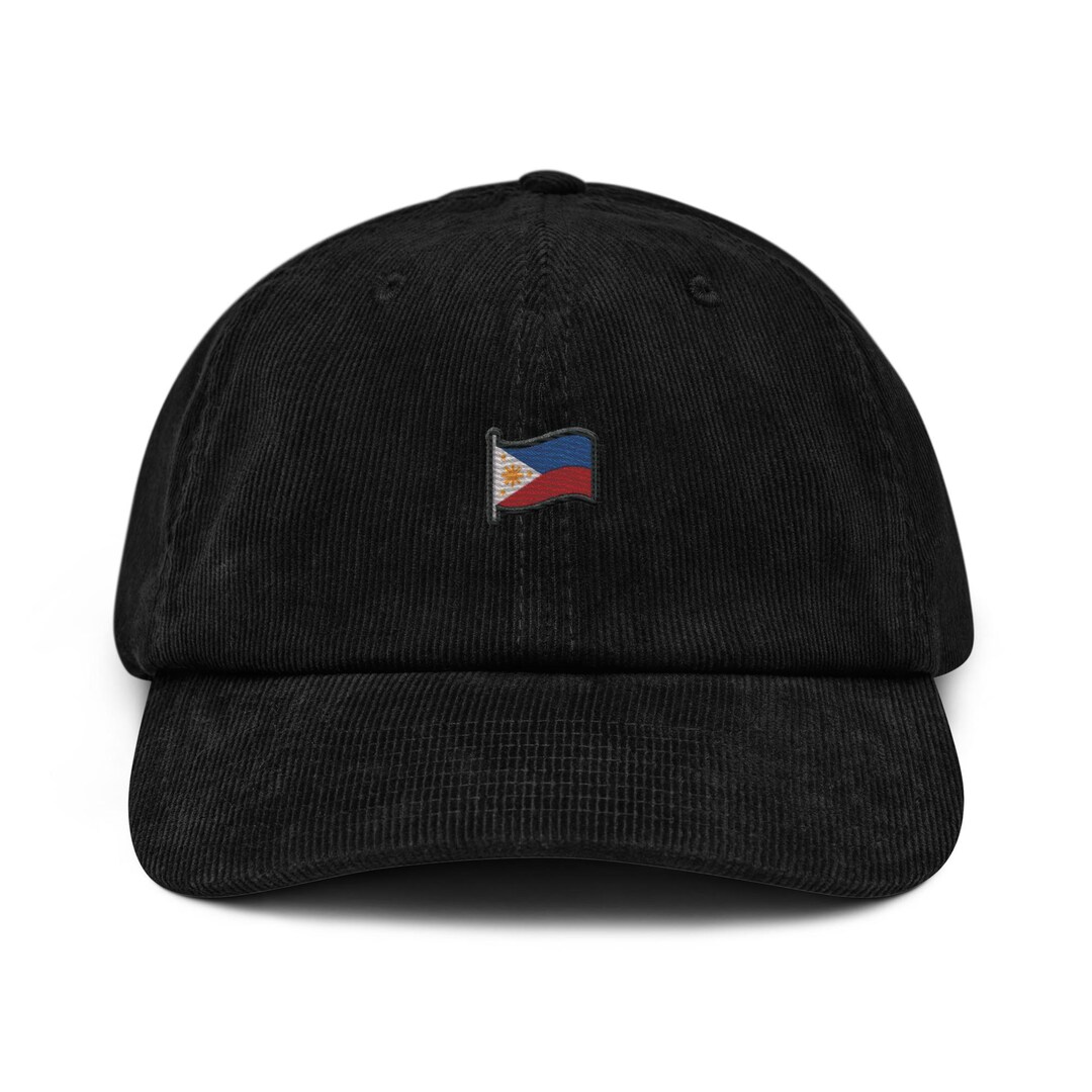 Philippines Flag Corduroy Cap, Embroidered Filipino Hat, Patriotic Dad ...