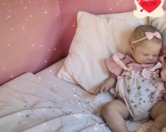 Realistic Reborn Doll 60 cm Vinyl Baby, Soft Skin Chubby Newborn Toy for Children