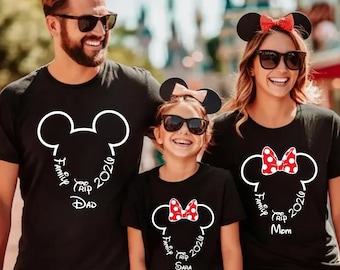 Disney Family Trip 2026 Shirt, Disneyland Family Vacation 2026 Tee, Custom Disney Family TShirt, Disneyworld Vacation Matching Shirt