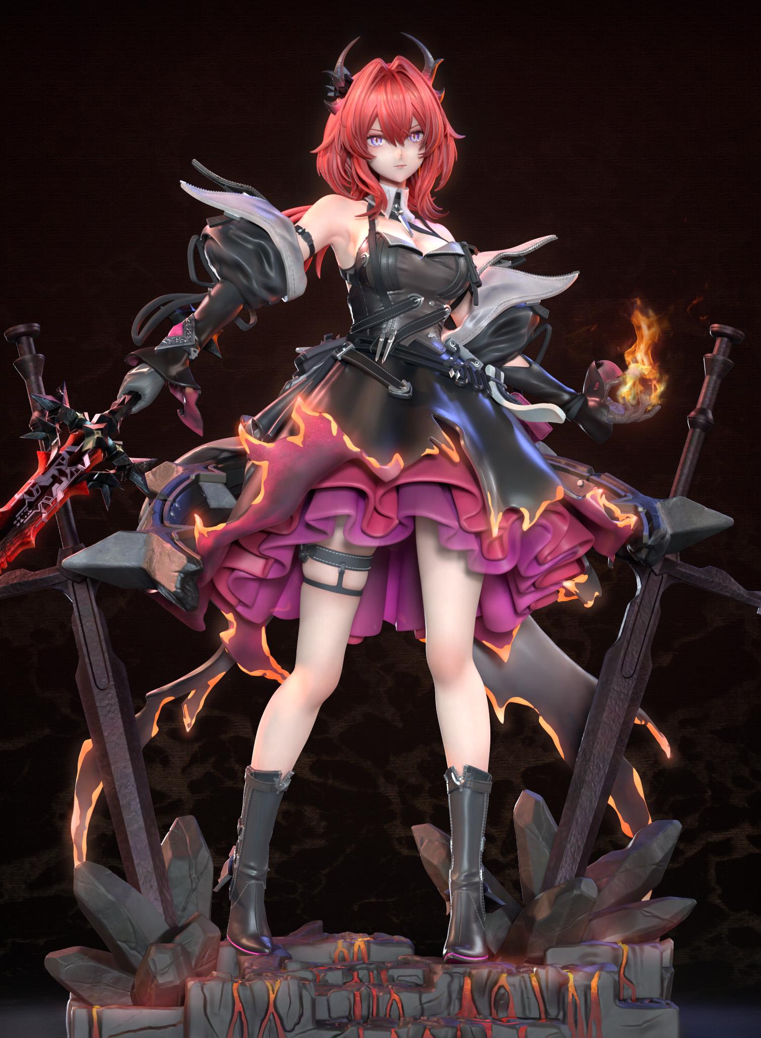 アークナイツ ラップランド スルト ホシグマ フィギュア 3体セット アークナイツ ラップランド スルト ホシグマ フィギュア 3体セット