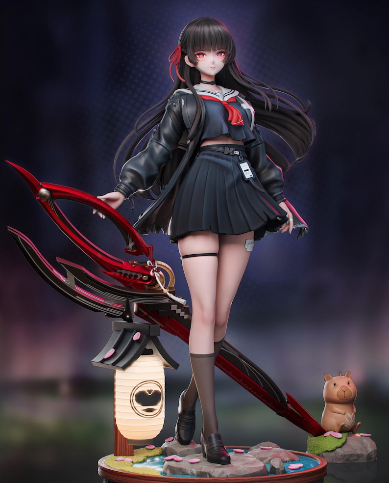 Chisa – Wuthering Waves WuWa • Scale 1/7 - 1/6 • Fan Art Figure • Resin Print, Hand-Painted image 1
