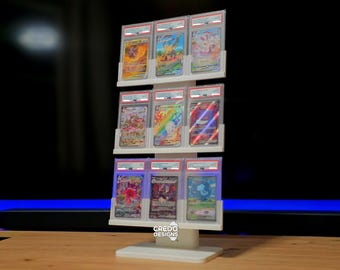 3x3, 3x2, or 3x1 Graded Slab Universal Modern Display Stand
