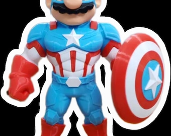 Kapitan Mario - crossover Kapitana Ameryki i Mario