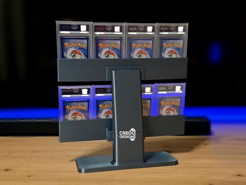 4x4, 4x3, 4x2, or 4x1 Graded Slab TCG Display Stand - Etsy
