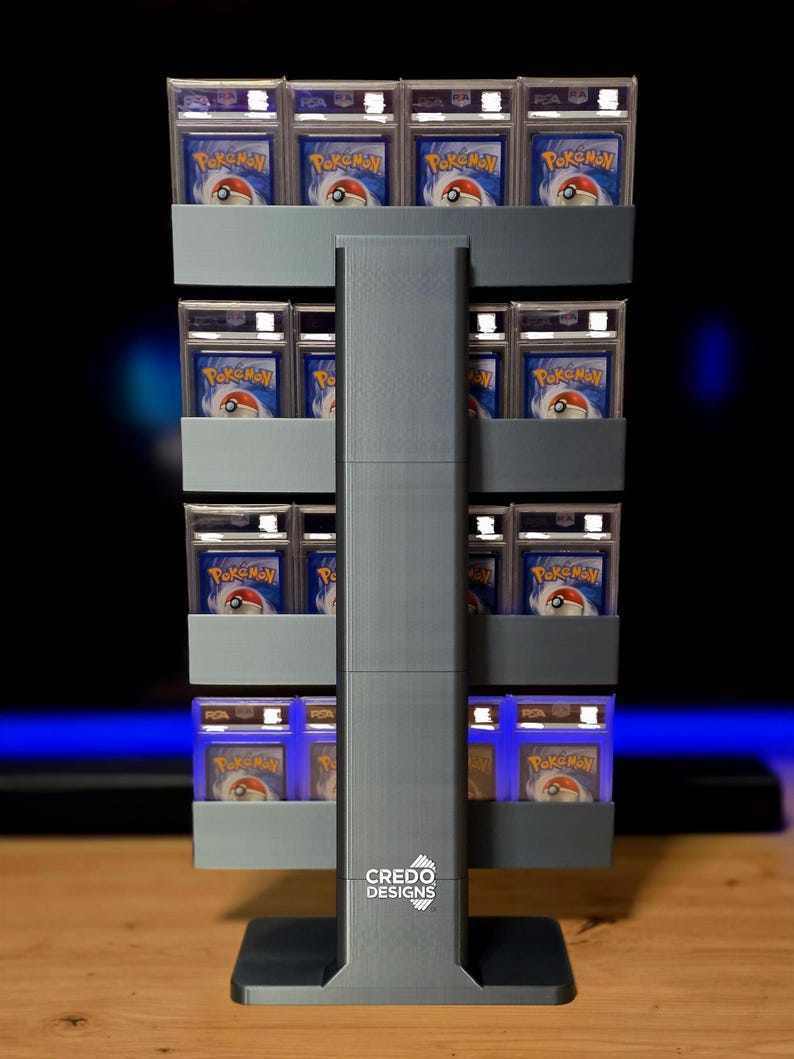 4x4, 4x3, 4x2, or 4x1 Graded Slab TCG Display Stand - Etsy