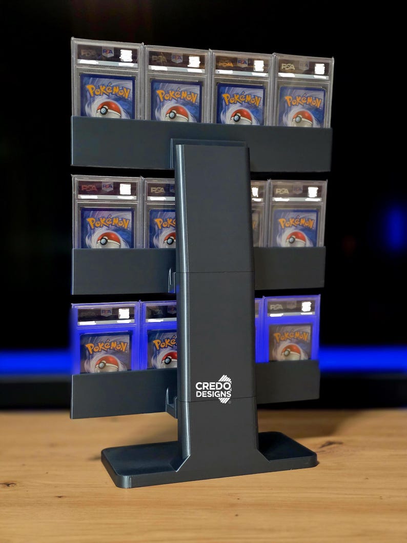 4x4, 4x3, 4x2, or 4x1 Graded Slab TCG Display Stand - Etsy