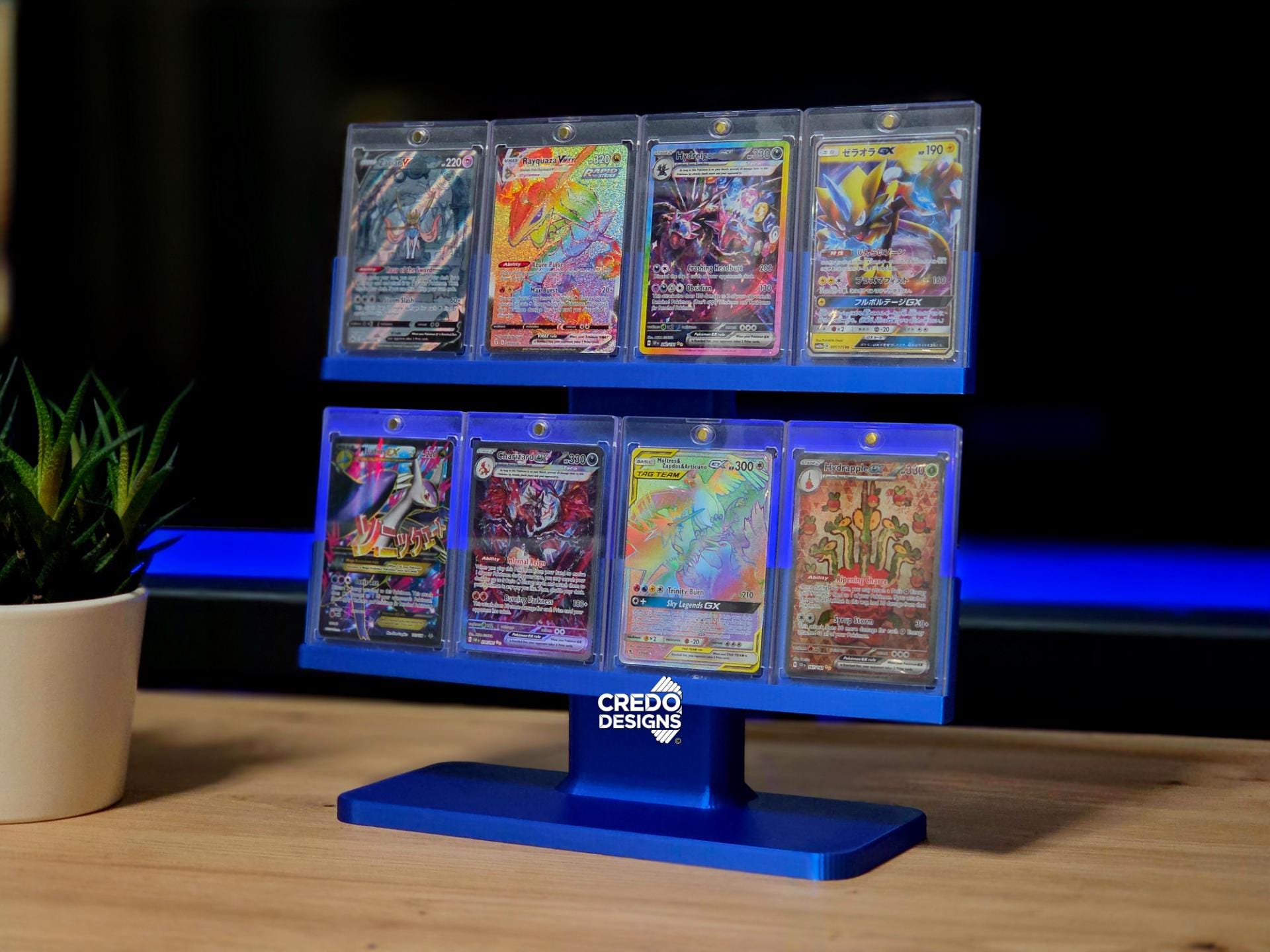 4x4, 4x3, 4x2, or 4x1 Ultra Pro One-touch TCG Display Stand by Credo ...