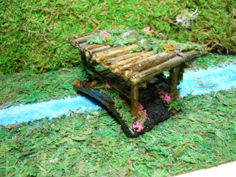 Fairy Garden Bridge-Covered Bridge-OOAK-Woodland Fairy ...