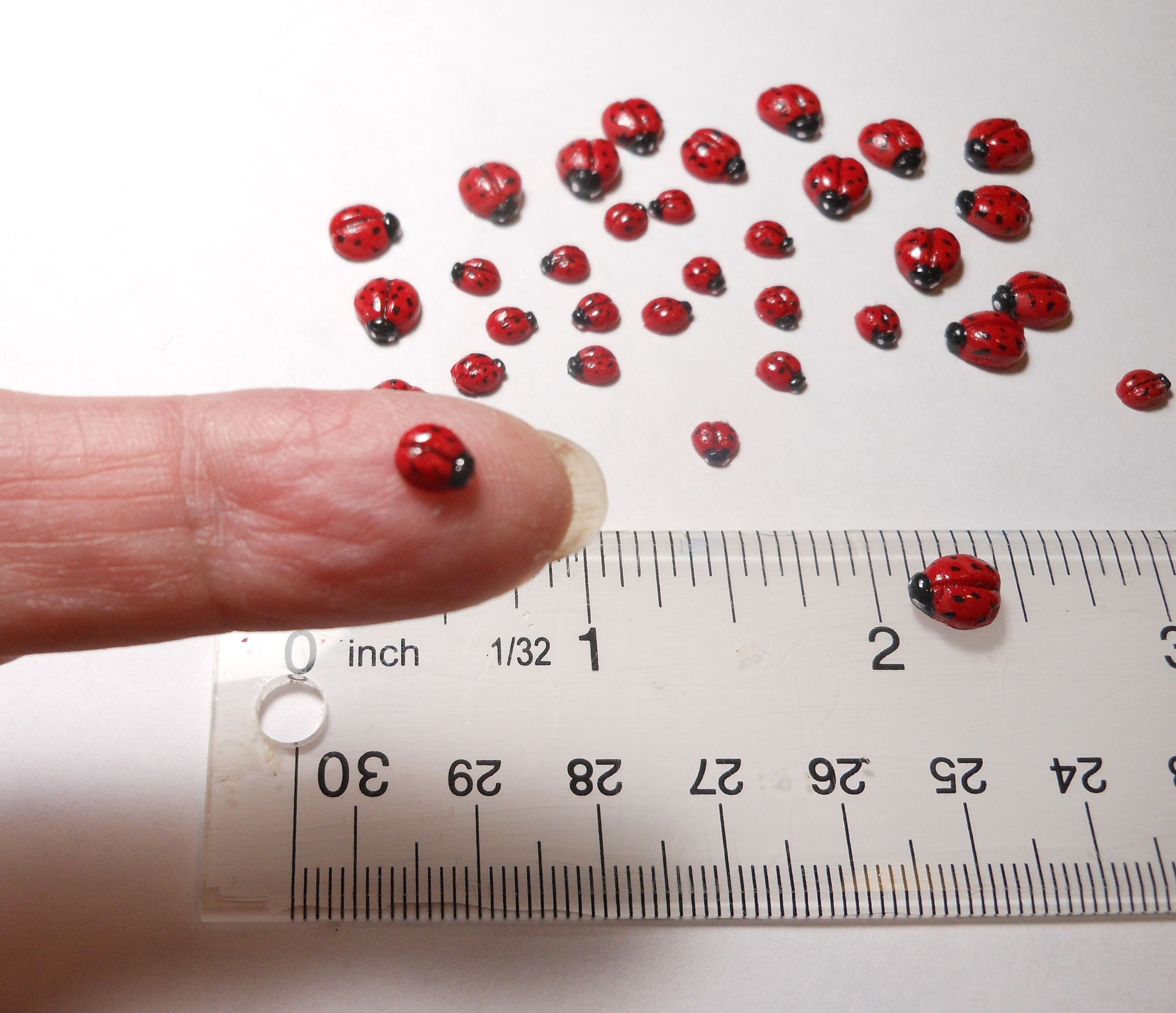 Ladybugs-tiny 3/16