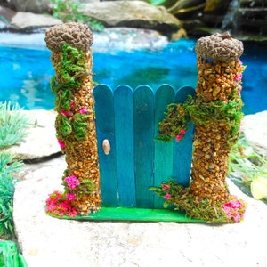 Fairy Garden Door/Gate-OOAK-2 Sided Fairy Door/Gate