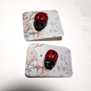 Ladybug Lapel Pin-OOAK- Made To Order-Choice in Sizes